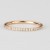18k Rose Gold Diamond Band