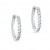 Diamond Huggie Hoop Earrings