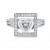Heart Shape Bezel Set Engagement Ring