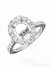 Oval Diamond Halo Semi Mount