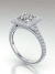 Princess Cut Halo Engagement Ring