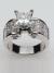 Princess Cut Invisible Setting Engagement Ring