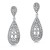 Tear drop Diamonds Dangling Earrings