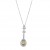 Two Tone Diamond Pendant Houston