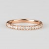 18k Rose Gold Wedding Band