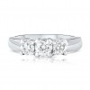 3 Stone Platinum Engagement Ring