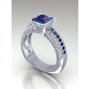 Blue Sapphire Engagement Rings