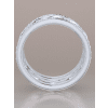 Braided Diamond Wedding Ring in 18k White Gold