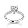Cushion Cut Diamond Engagement Ring