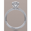 Domed Pave Diamond Engagement Ring