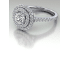 Double Halo Engagement Ring