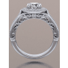 Filigree Vintage Style Engagement Ring