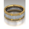 Flat Diamond Wedding Ring