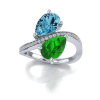 Pear Shape Gemstone Rings