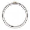 Mens Bezel Set Wedding Ring