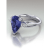 Pear Shaped Tanzanite Engagement Ring