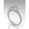 Princess Cut Halo Engagement Ring