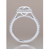 Princess Cut Halo Engagement Ring