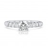 Shoulder Set Diamond Engagement Ring