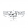 Three-Stone Marquise Diamond Engagement Ring