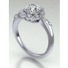 Vintage Halo Engagement Ring