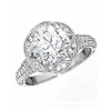 Vintage Micro Pave Halo Engagement Ring