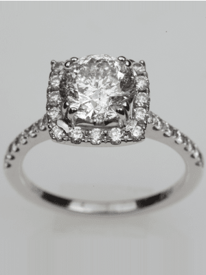 Halo Rings : Halo Diamond Rings, Halo Engagement Rings