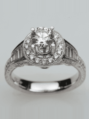Vintage Inspired Engagement Ring