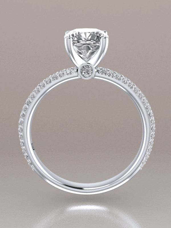 Cushion Cut Diamond Engagement Ring