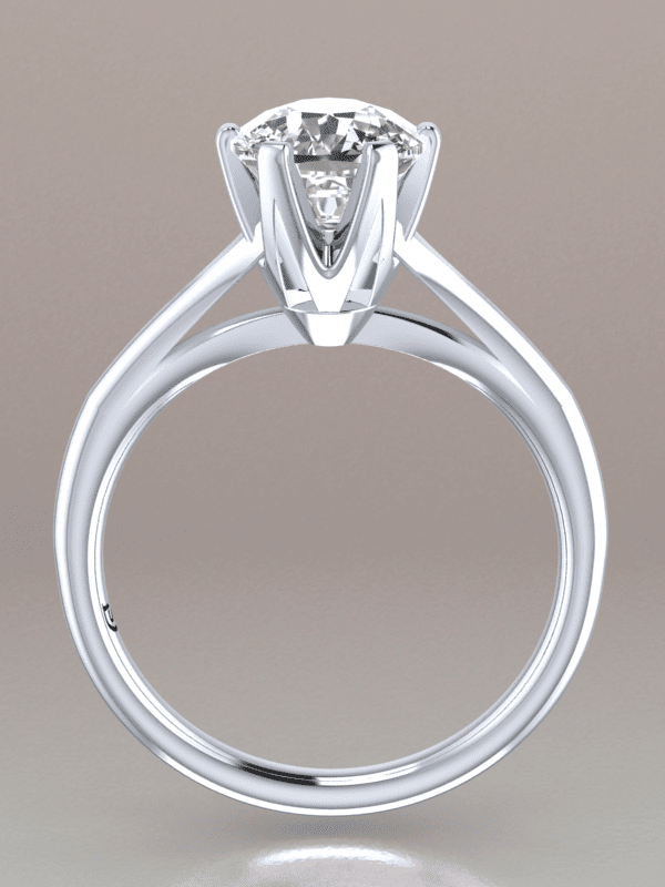 Cushion Cut Solitaire Engagement Rings
