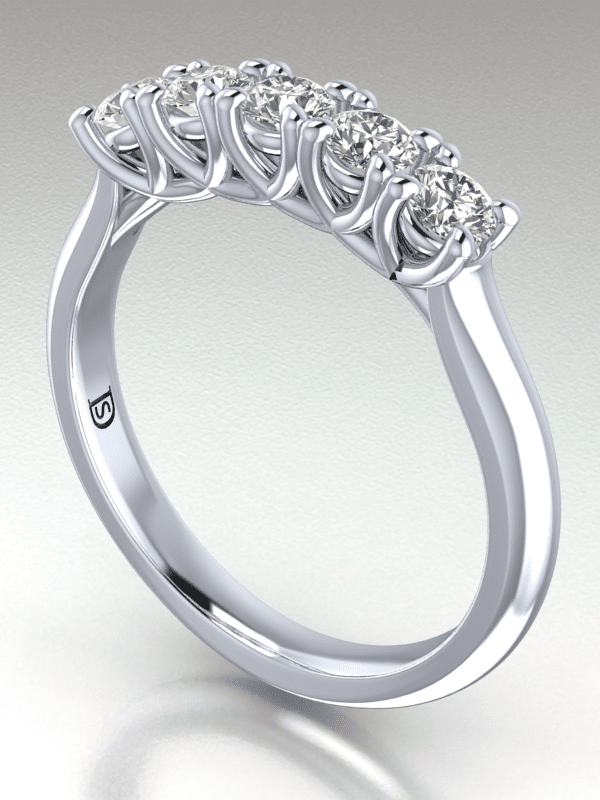Five Stone Anniversary Rings Houston