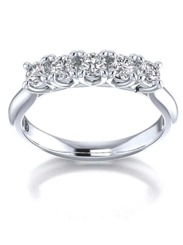 Five Stone Anniversary Rings Houston