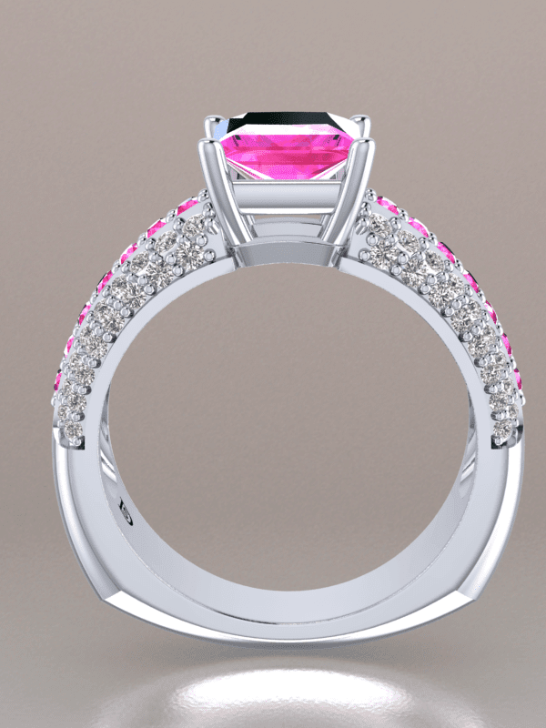 Pink Sapphire Engagement Rings