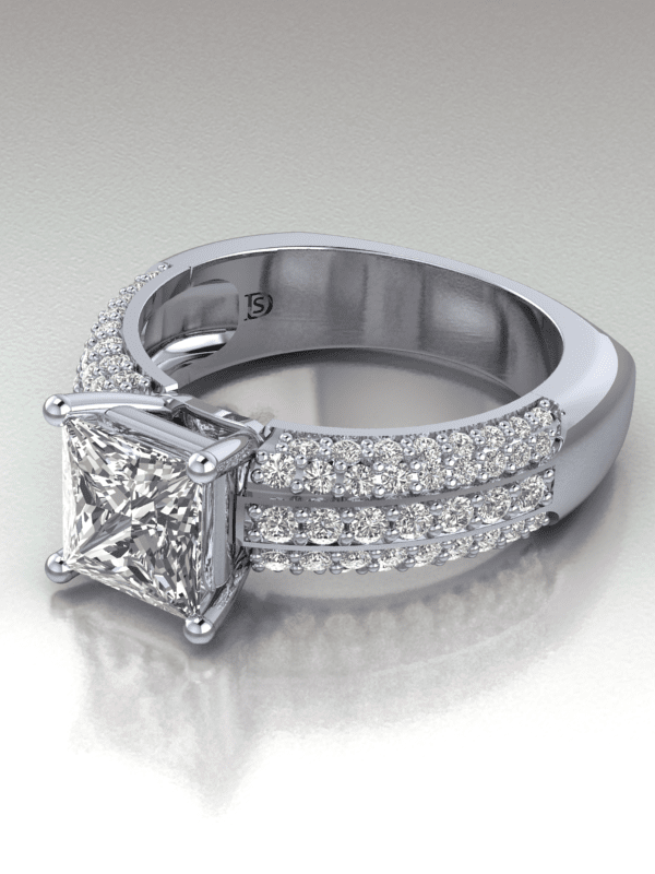 Princess Cut Diamond Engagement Ring