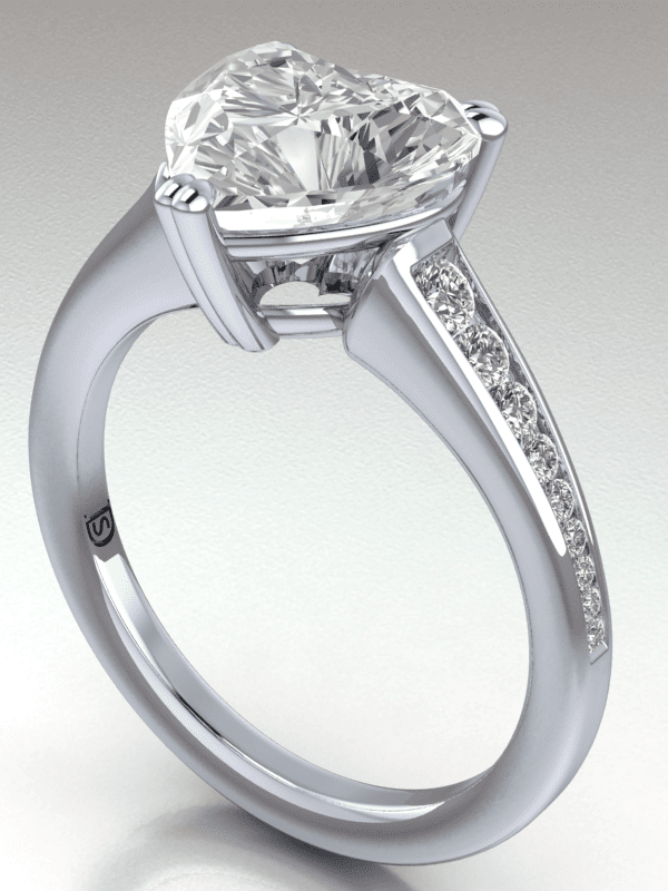 Unique Heart Shaped Engagement Rings