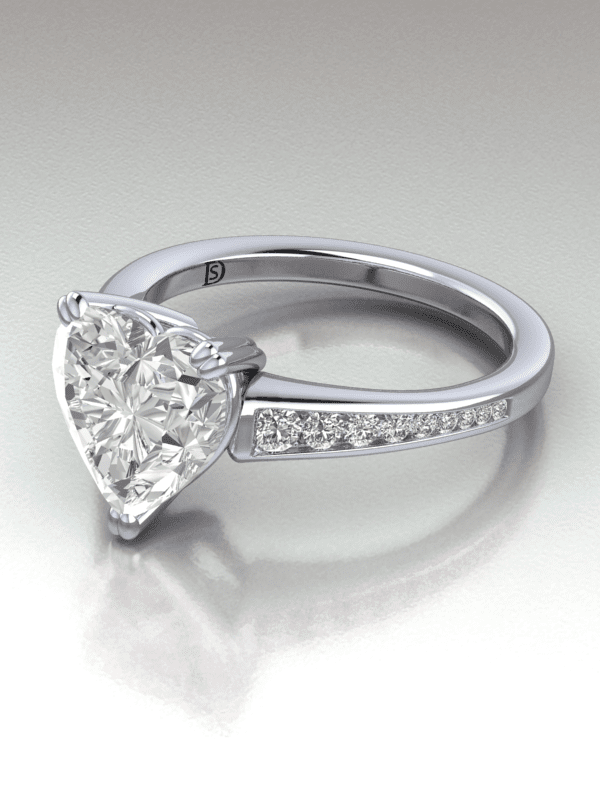 Unique Heart Shaped Engagement Rings