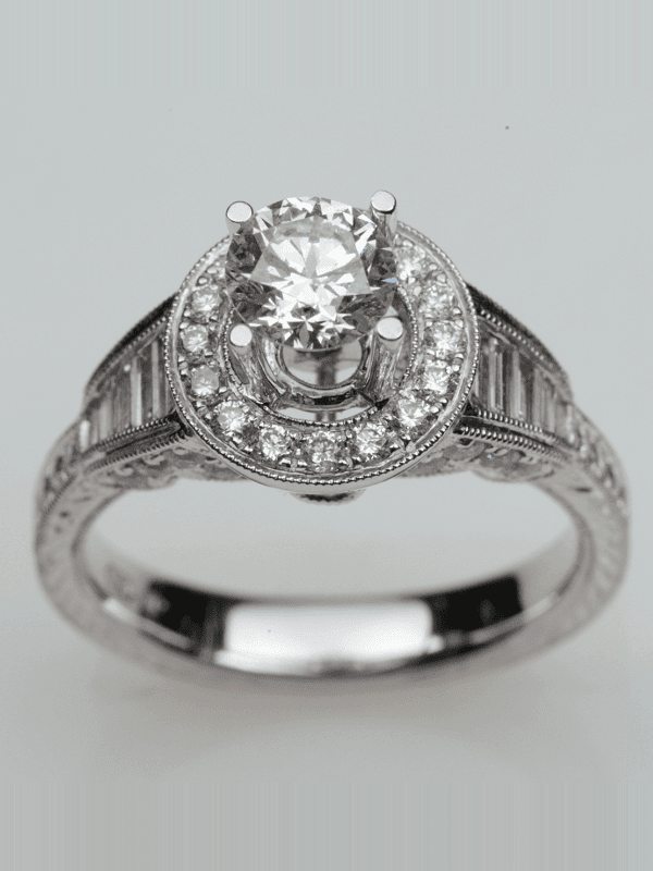 Vintage Inspired Engagement Ring