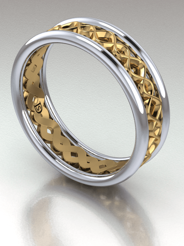 Wave Shaped Wedding Ring
