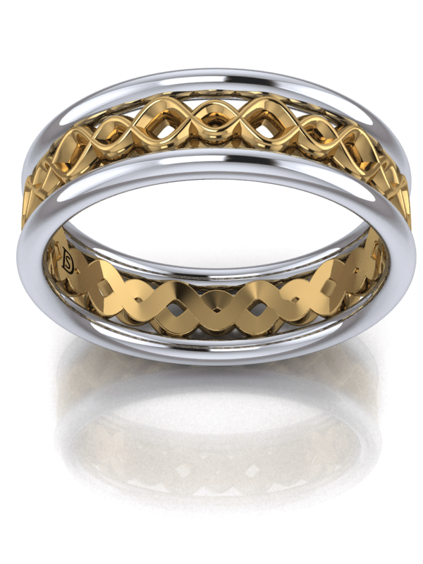 Wave Shaped Wedding Ring