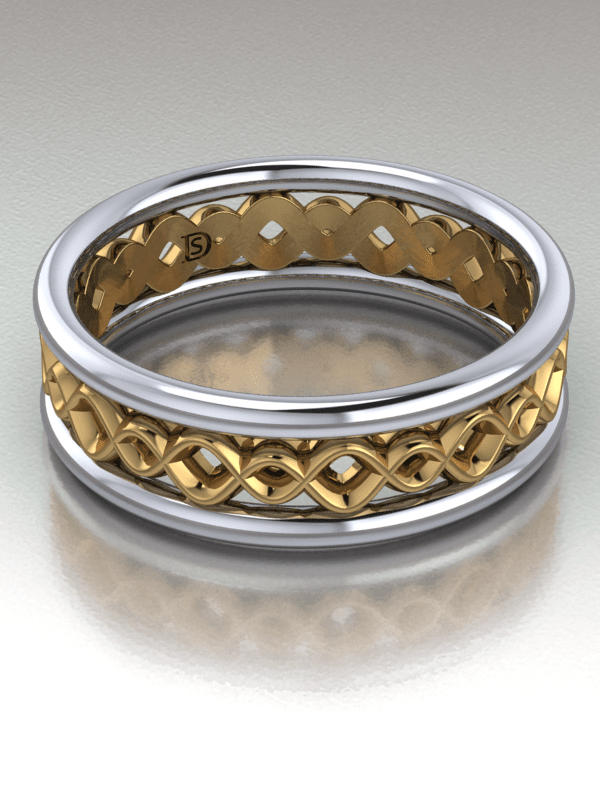 Wave Shaped Wedding Ring