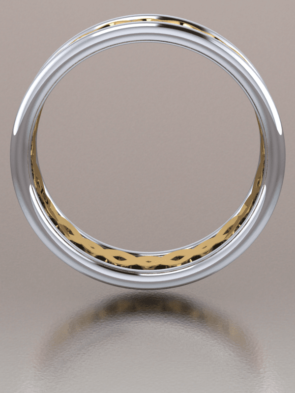Wave Shaped Wedding Ring