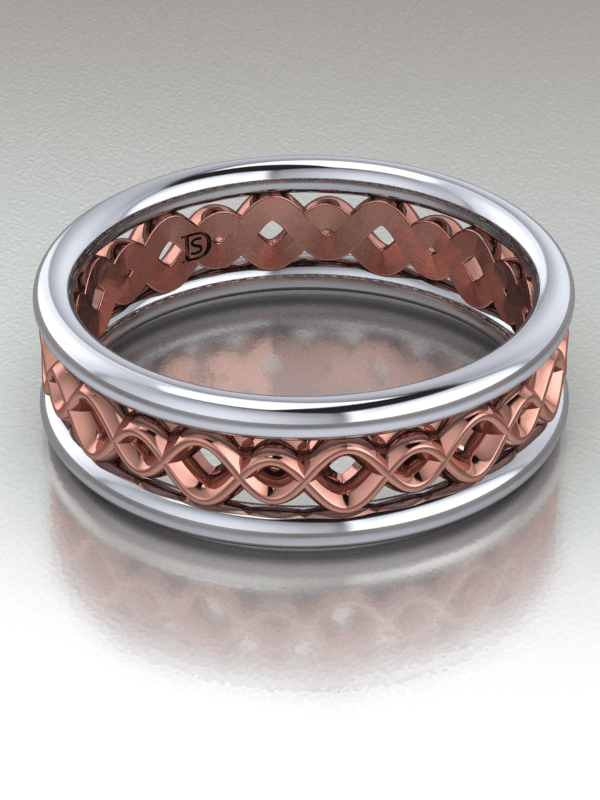 Wave Shaped Wedding Ring