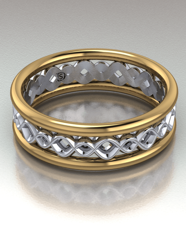 Wave Shaped Wedding Ring