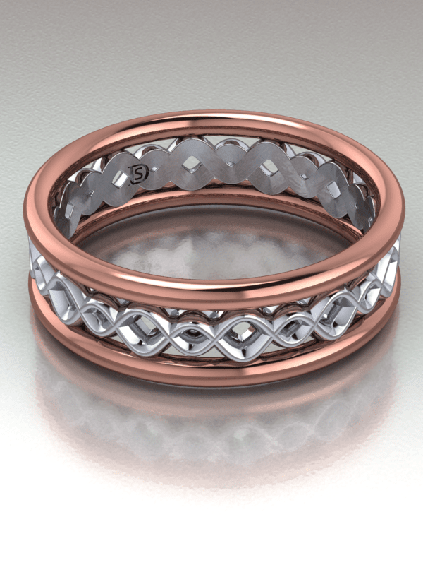 Wave Shaped Wedding Ring