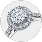 Halo Engagement Ring